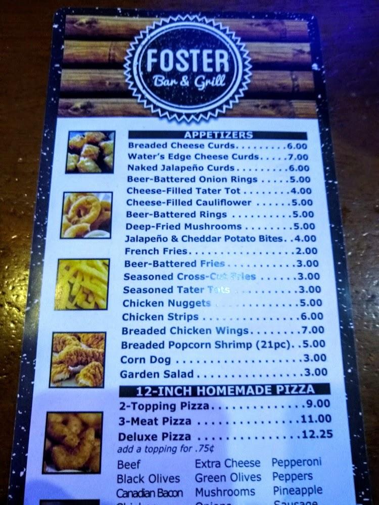 Foster Bar & Grill Menu image 3